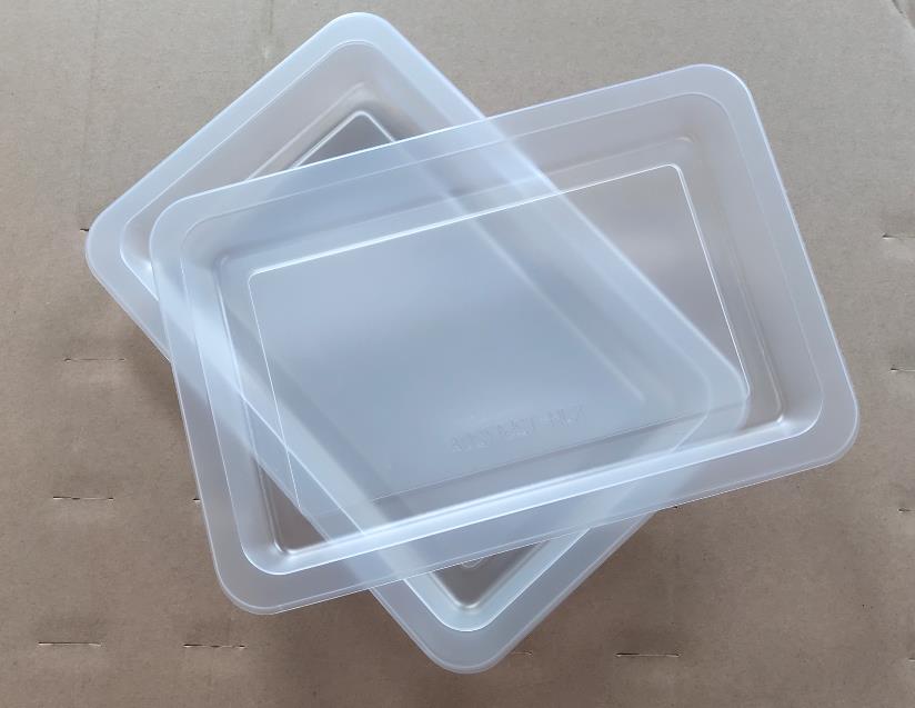 白色食品貼體托盒