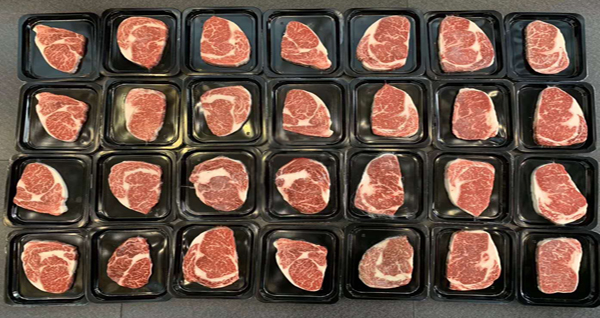 Food Skin Pack Tray -Black