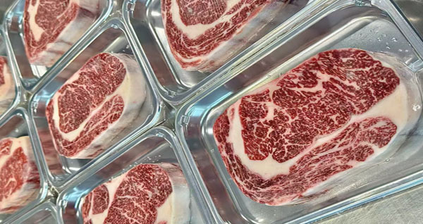 Food skin pack silver tray